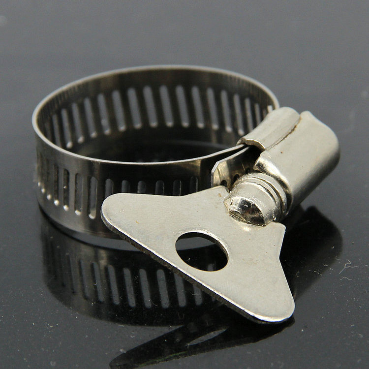 Hand wringing with handle stainless steel gas gas pipe oil pipe water pipe hose clamp pipe clamp pipe clamp holder hoop
