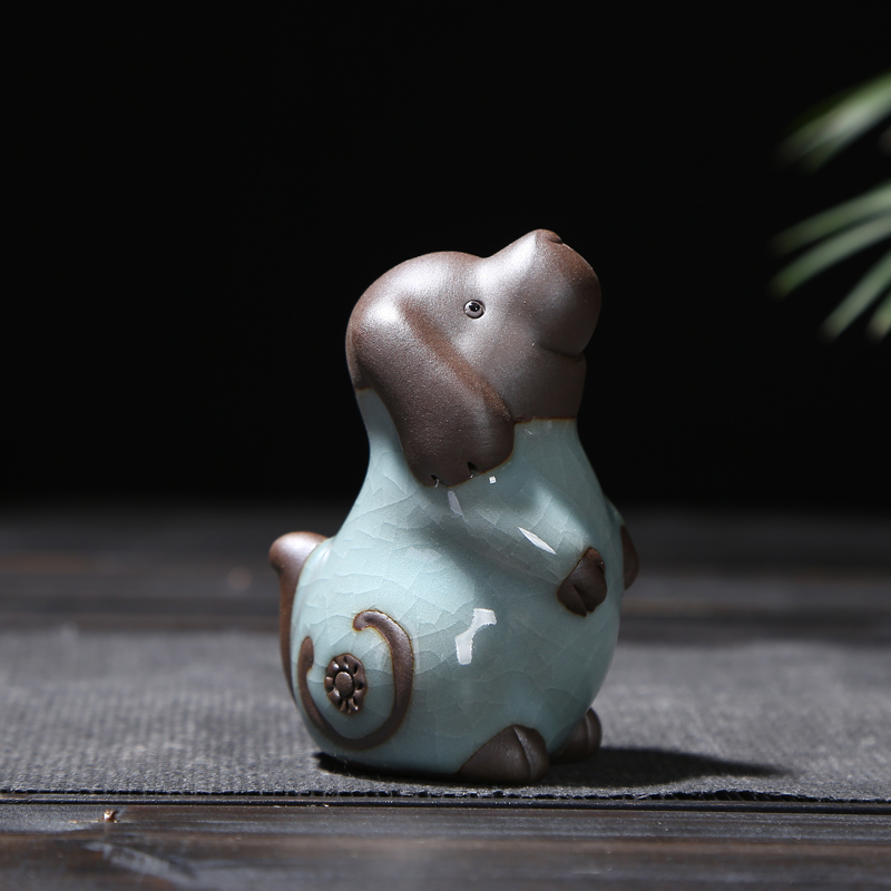 Possmiths Gothic kilns puppy tea spotting piece boutique tea playable Breadwinner Dog Home Tea Tray Tea Tray Tea Art Decorations