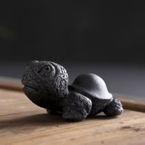 Yixing purple mud turtle handmade fine taste cuisine tea tea playing piece tea can be covered
