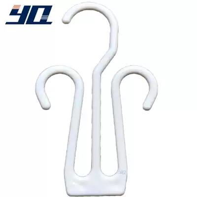 yq Yuanqi slipper hook Plastic hook Supermarket hook Square tube hook back hole hook