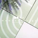 Последняя семья u -тип геометрический светло -зеленый зеленый маленький плит