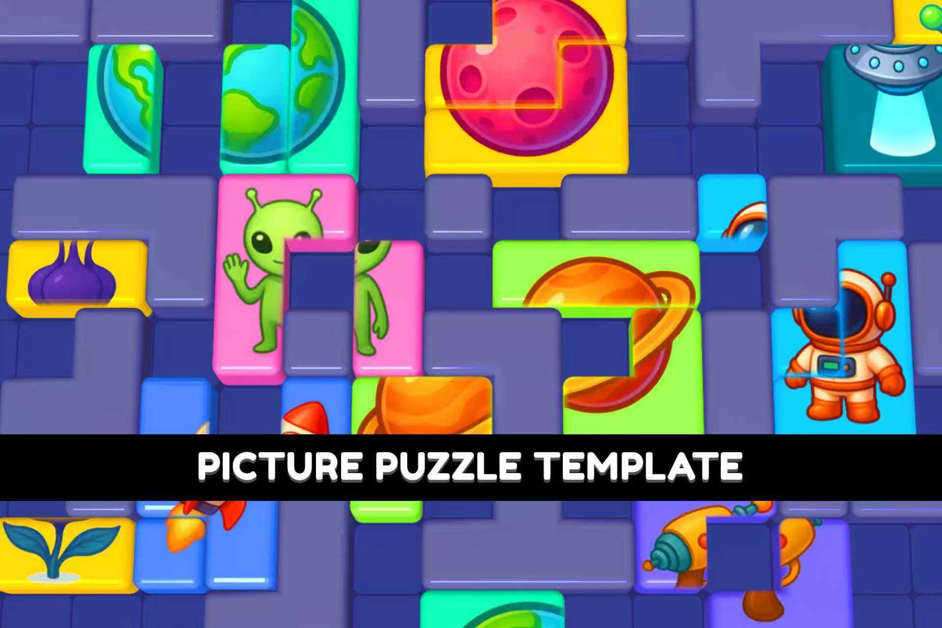 Unity Picture Puzzle Template Editor 1.0.1 包更新 拼图片源码-成都宝兰