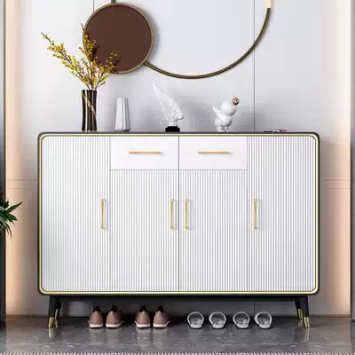 Home door shoe cabinet balcony storage cabinet modern simple door Hall Cabinet light luxury storage cabinet entrance door entrance cabinet