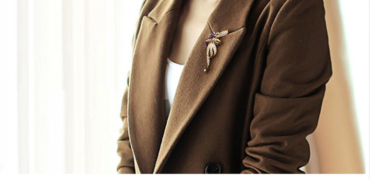 Broche femme en cristal autrichien - Ref 1178504 Image 13