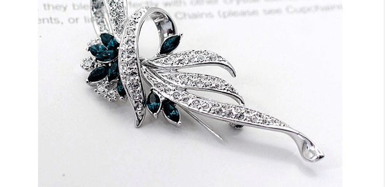 Broche femme en cristal autrichien - Ref 1178504 Image 15