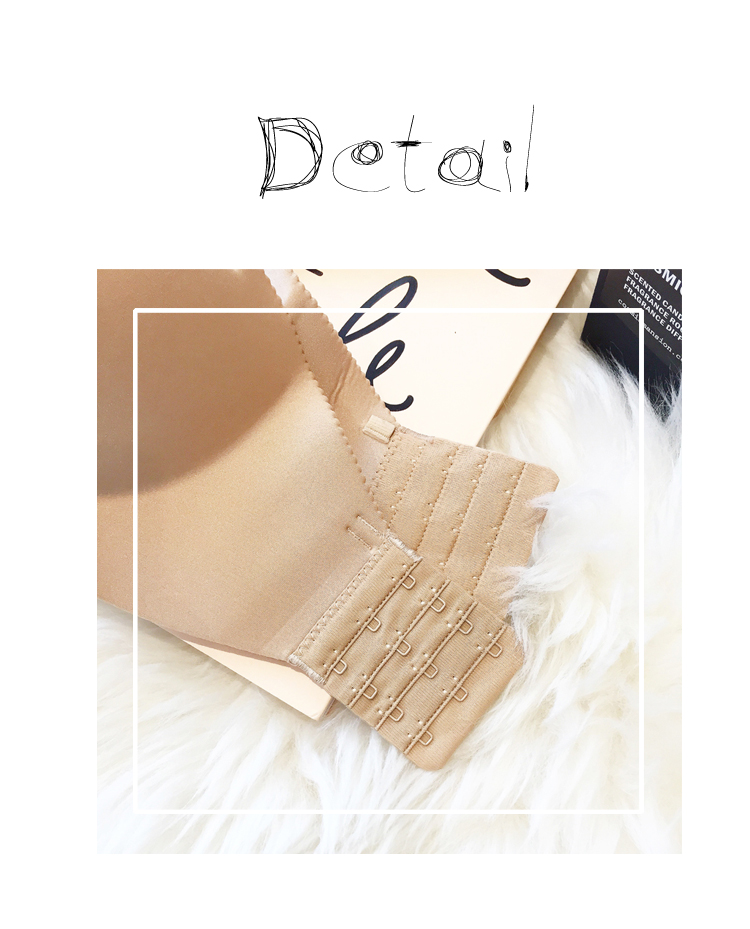 Mùa hè kéo B áo ngực vô hình wedding điều chỉnh mặc quần áo ngực nhỏ dày non-slip palm không có vòng thép vẻ đẹp trở lại đồ lót Shop đồ lót