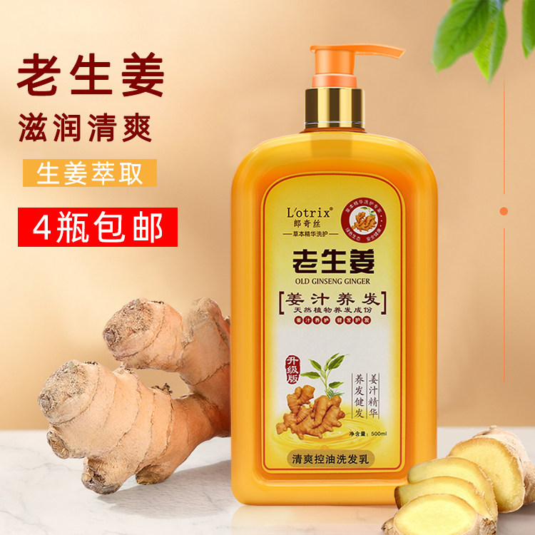 Beauty Hair Shop Thermal Therapy Ice Therapy 500ml Clothing Ginger Therapy Thermal Energy Old Ginger King Shampoo Water Control Oil To Scrap Ginger Juice Wash Head Milk