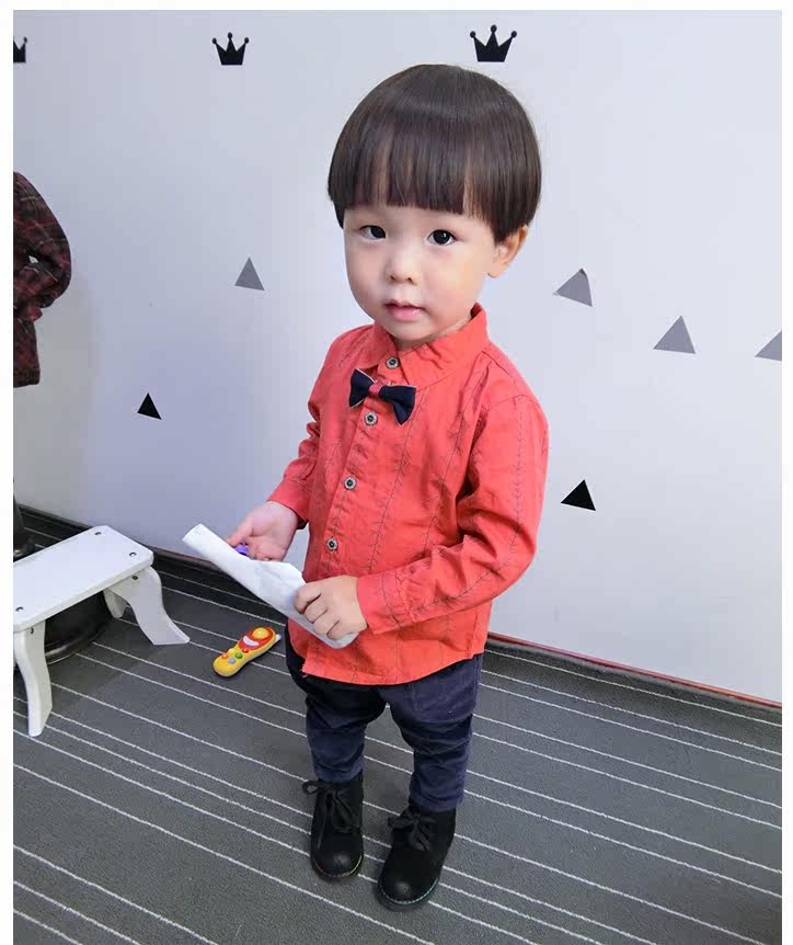 Chemise garcon à manche longue - Ref 2073945 Image 25