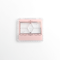 Transparent Patterned Eye Shadow Box Empty Box Color Makeup Press Disc Replacement Empty Box Can Put Five Color Inner Core