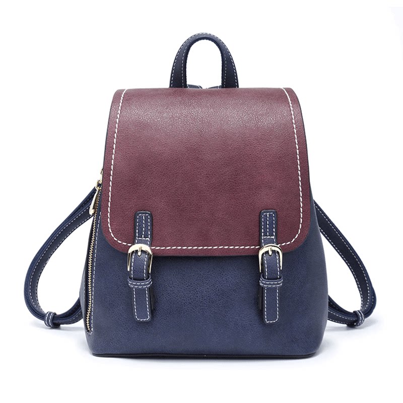 Europe Station 2022 New Fashion Casual Retro Women's Bags Han Prints Flip clammy Leather Rear Shoulder Bag