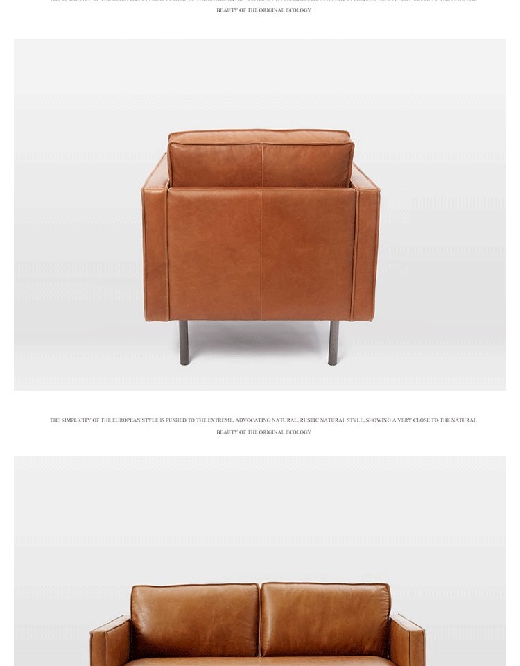 Bắc ou sofa phòng khách sẵn sàng tăng gấp đôi kích thước của một gia đình người Mỹ kết hợp da văn phòng sofa góc ba chữ số - Ghế sô pha sofa giường giá rẻ