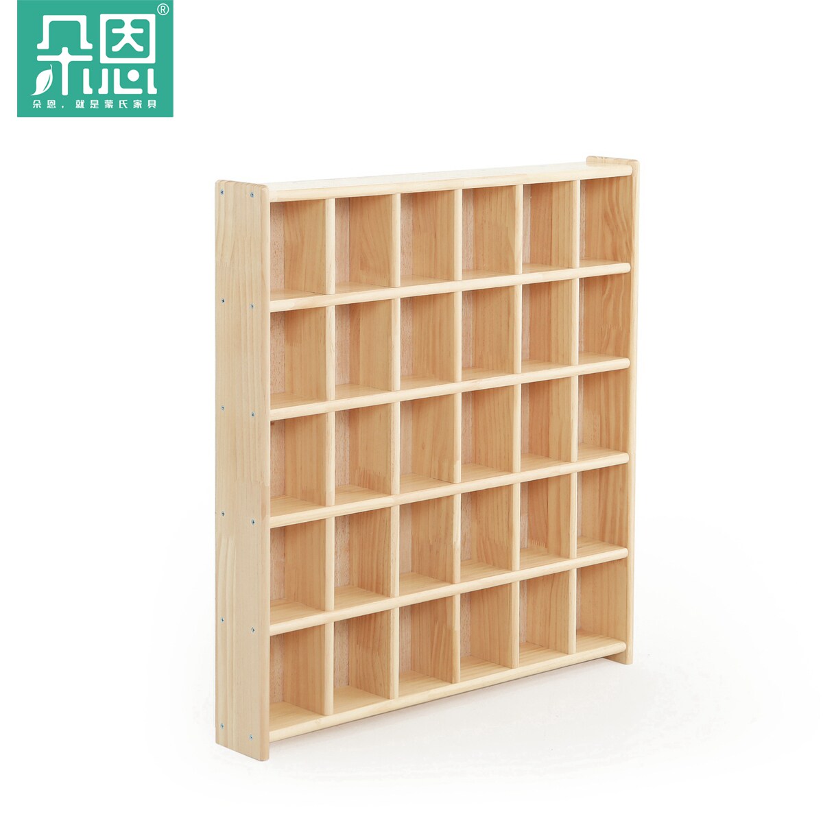 Kindergarten children's water glass rack mouth cup shelf cabinet containing New Zealand pine solid wood Mont's furniture