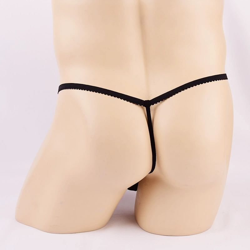 Quần lót nam siêu mỏng trong suốt lưới mềm thong lưng nam sexy thắt lưng JJ suit T quần 4158 - G-string