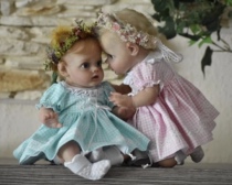 30CM finished product rebirth doll simulation baby elf fairy baby realistic cute high - quality painting model