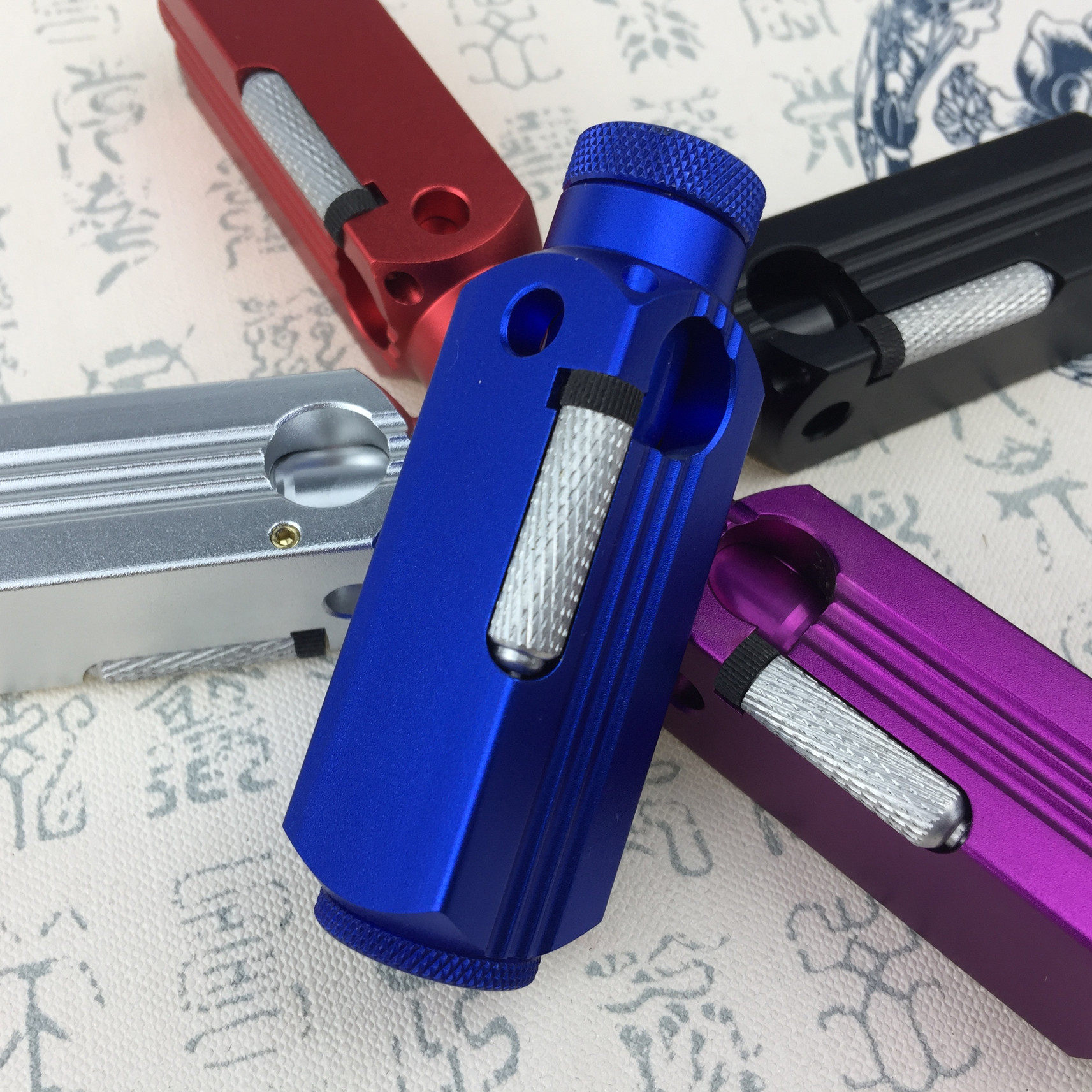 Japanese Aluminum Transverse Kerosene Lighter Flamido Retro Mini Retro Vintage Nostalgia Collection Class Men