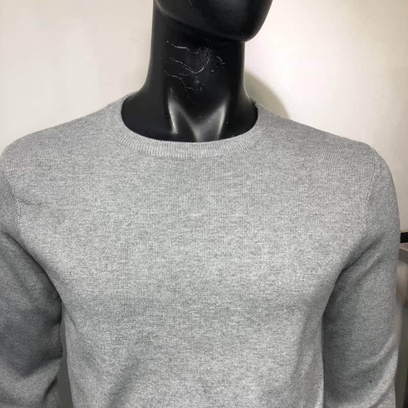 Modillo nam thương hiệu JJ mùa đông cashmere màu rắn dày áo len co giãn cao không phải áo len mềm mại áo len áo khoác gió nam