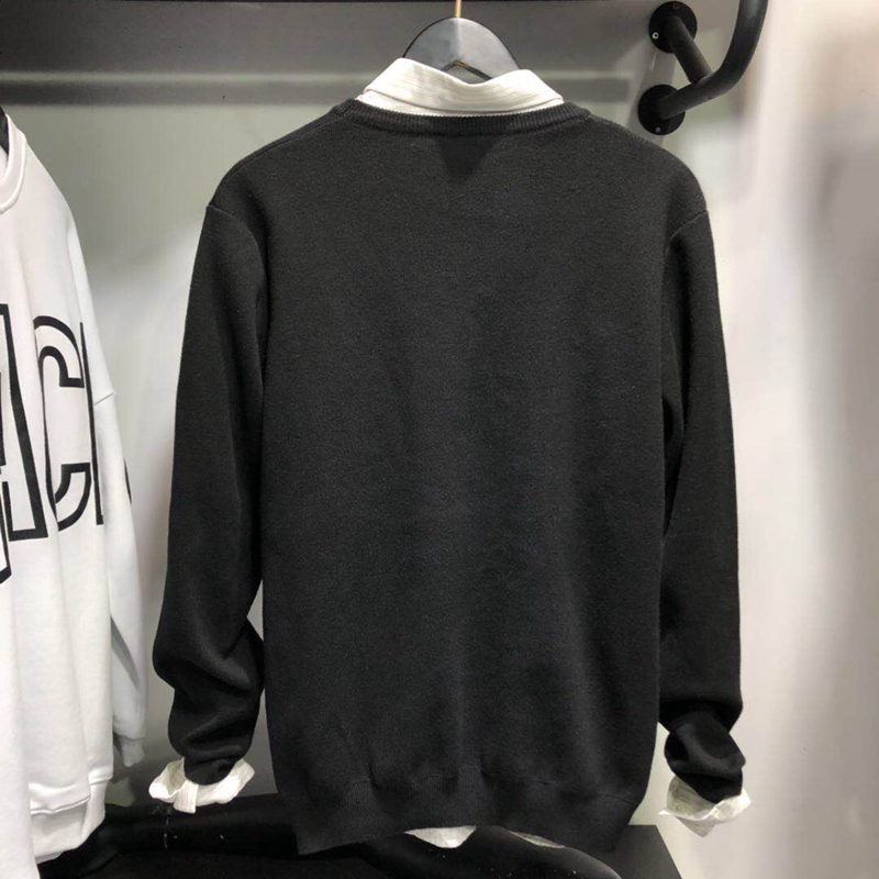 Modillo nam thương hiệu JJ mùa đông cashmere màu rắn dày áo len co giãn cao không phải áo len mềm mại áo len áo khoác gió nam