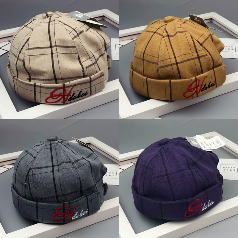 Baby hat spring and autumn 6-12 months 0-1 years old male baby court hat children landlord hat autumn and winter Korean version of the tide