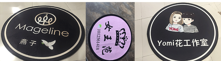 Tide logo thương hiệu quần áo tùy chỉnh hình ảnh thảm thảm kiểm tra vòng trước khi mặc quần áo gương chiếu lộn trang trí có thể được rửa sạch - Thảm thảm simili
