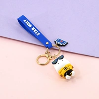 Трехмерный синий брелок