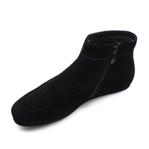  Winter mens shoes 2021 new mens trendy all-match fashion high-top shoes mens anti-hair cowhide casual shoes sleeve zipper cotton