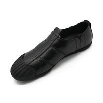 2021 autumn and winter new breathable casual leather shoes fashion solid color leather mens shoes wild comfortable soft cowhide tide shoes