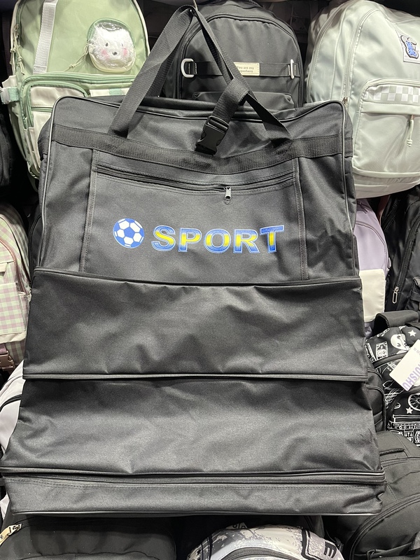 Airline Checked Canvas Three-Layer Wheeled Bag, Large Capacity Study Abroad Travel Bag, Universal Wheel Folding Luggage Bag