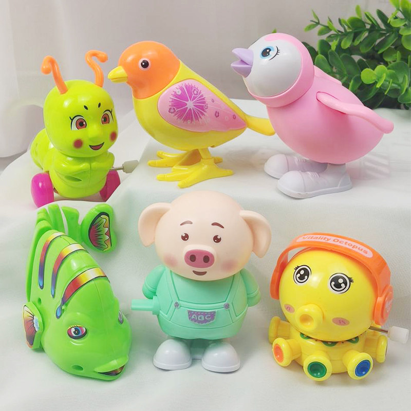 Clockwork small animal infant child 1-2-3-4-5-6 years old toy on the power of the toy hotel gift baby 0-6 months