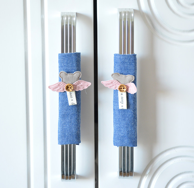 Cabinet door armrest drawer pull gloves door handle protective cover children's anti-collision anti-knock cabinet door thickened protective cover