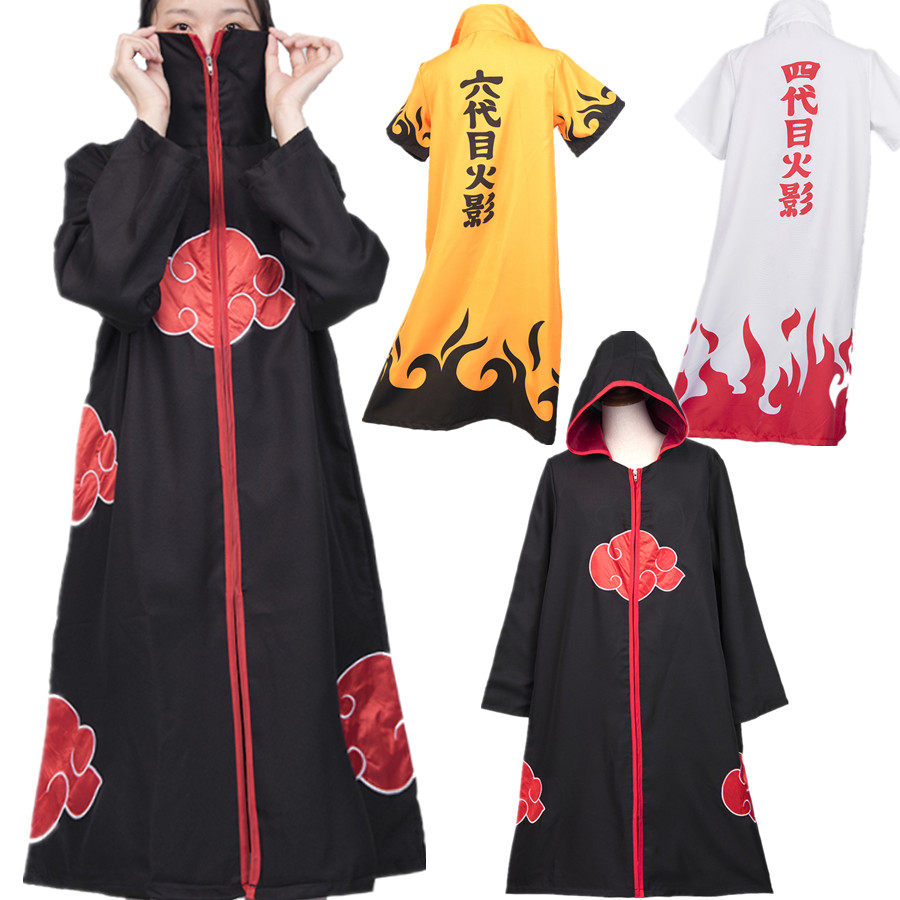 Hokage clothes Red cloud robes Xiao cloak COS ninja Uchiha Eagle organization clothing anime four generations of six generations