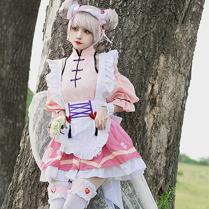 Glory Japanese kimono cosplay Xiao Qiao maid costume anime costume loli lolita dress man exhibition