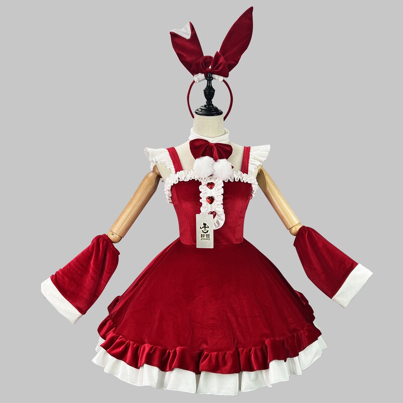 Christmas Costumes, Stage Performances, New Year Party Outfits, Sexy Christmas Outfits, Bunny Girl Costumes, Available in Large and Small Sizes Christmas Costumes, Stage Performances, New Year Party Outfits, Sexy Christmas Outfits, Bunny Girl Costumes, Available in Large and Small Sizes