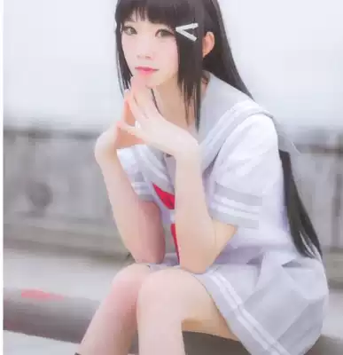 LoveLive Sunshine Aqours Full cos water group Gao Haiqian Song Girl Sailor suit School Uniform Class suit