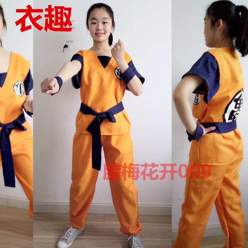 Dragon Ball cosplay Sun Wukong Quần áo Rùa cổ tích dòng chảy thực hành Đi cơm COS quần áo biểu diễn quần áo Wuzi từ - Cosplay cosplay naruto