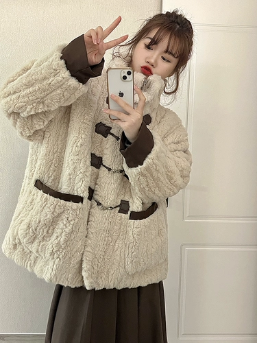 2025 Новый зимний экологически чистый кролик кроличье меховое покрытие Женское густое толстое меховое хлопковое покрытие