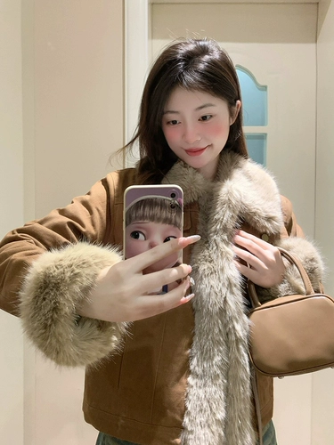 Зимняя короткая джинсовая легкая куртка, увеличенная толщина