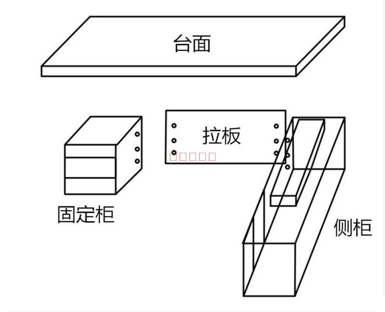 Ông chủ nội thất văn phòng, bàn máy tính văn phòng quản lý bàn, bàn điều hành, ghế văn phòng hiện đại đơn giản và ghế kết hợp, - Nội thất văn phòng ghế xếp văn phòng