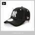 NEWERA MLB New York Thêu đen NY / LA Điều chỉnh Hip Hop uốn cong Đàn ông và phụ nữ Vịt lưỡi gậy bóng chày cao cấp Bóng chày