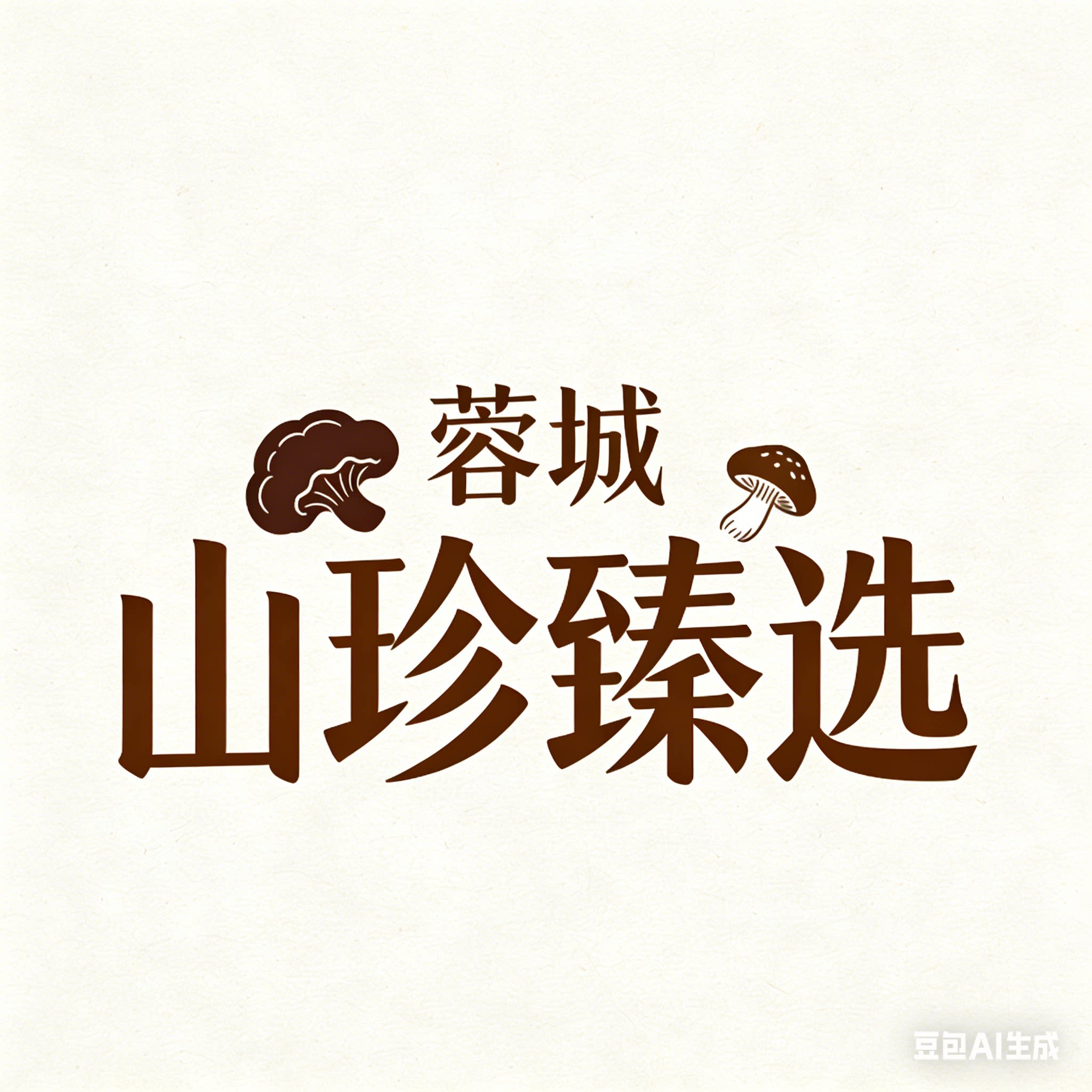 蓉城山珍臻选的LOGO
