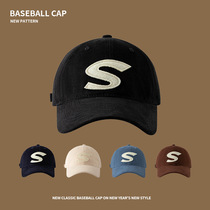 Hat Woman Han Han Edition S letter soft top with face small sports baseball cap student summer duck hat