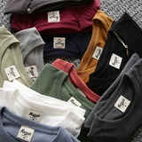 Мыть и шлифовать!Трудные товары!Выбор внешней торговли T -Fork Men's Original Syster Summer Round Round Neck Casual Short -sleed Cows