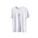 Летняя футболка, с вышивкой, из ворсистого хлопка, круглый воротник