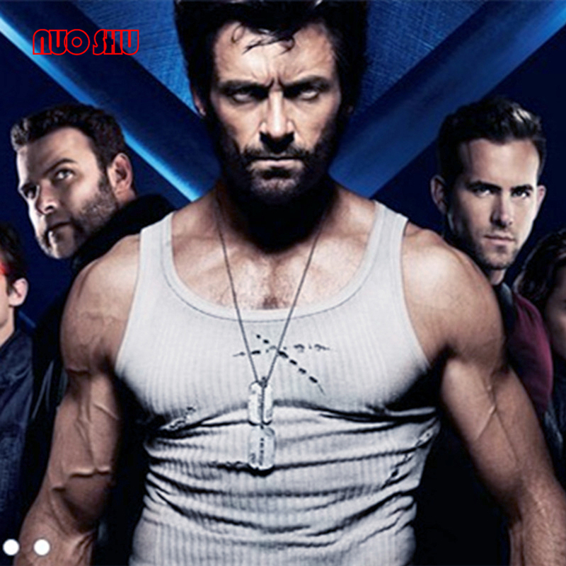 Wolverine-Style Slim-Fit Black and White Wide-Neck Tank Top, New Summer Fashion for Men, Casual Solid Color Sleeveless Sweat-Absorbing
