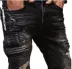 Mới đi xe máy quần jeans đua xe máy quần off-road bảo vệ chống quần rơi triều trẻ thanh niên eo thấp quần jean - Xe máy Rider thiết bị