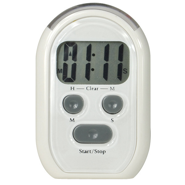 The Azov Alarm Bell Timer 3-6198-01 has a timing countdown feature