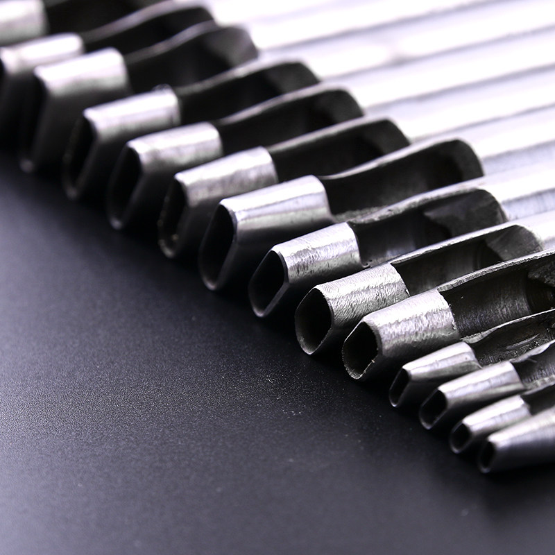 Belt punching punch diy handmade leather oval punching fillet punching belt flat punching punch