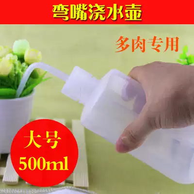 Pointed nose elbow extrusion pot Succulents small pot watering pot Gardening planting 500ml large watering pot