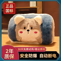 Hot Water Bag Charged Explosion Proof Warm Water Bag Safe Plush Cute Washable Electric Heating Tube Type Warm Hand Warmer New Warm Treasure