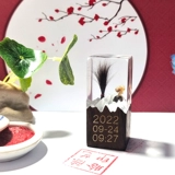 Детский сувенир для хранения пуповины, печать для новорожденных ручной работы