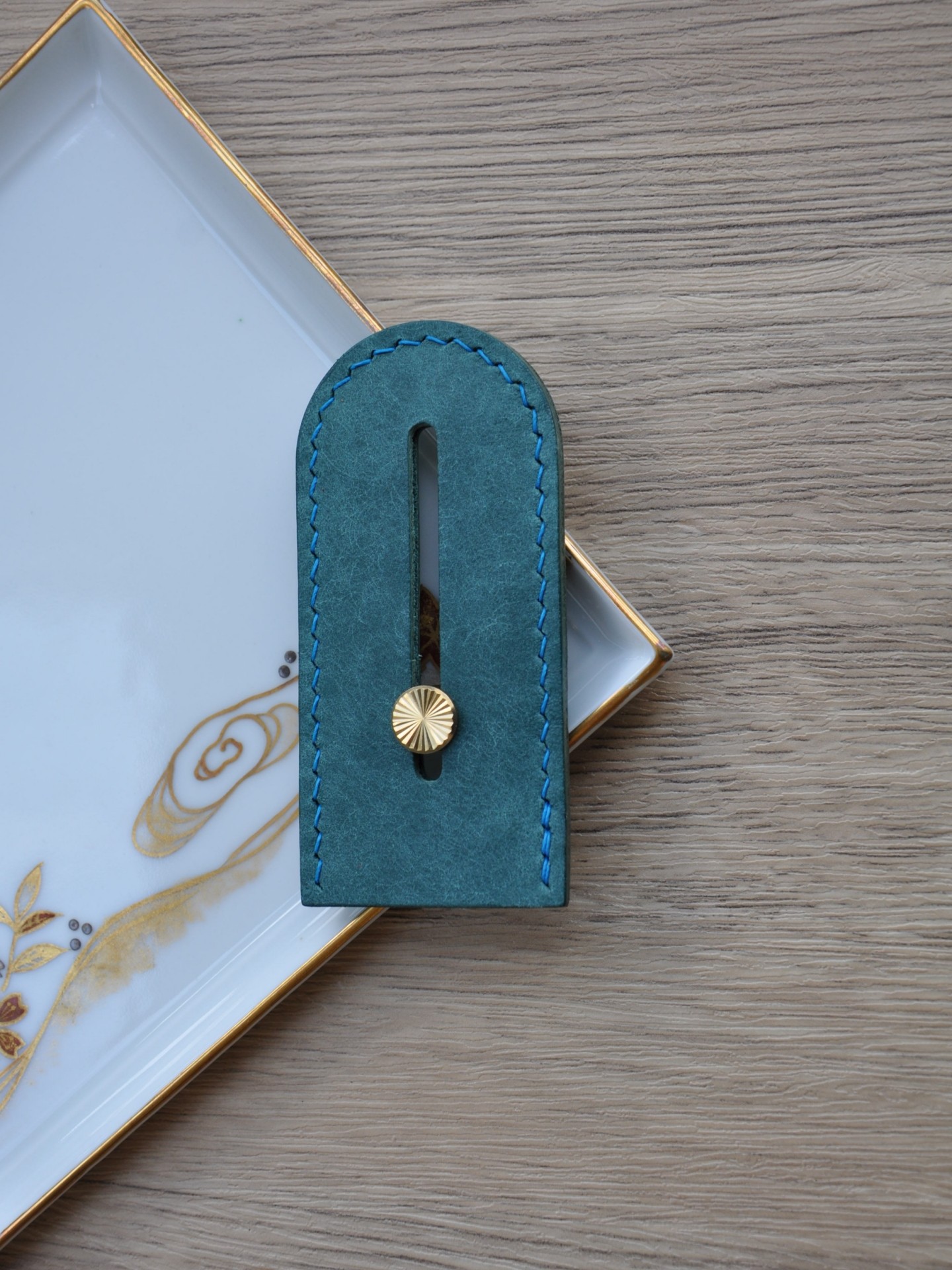 Original Handmade Push-Pull Leather Key Case Keychain Key Storage Key Organizer Handmade Key Case